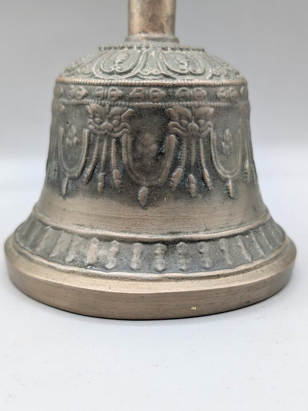 Vintage Buddhist Brass Bell, 9" - Picture 7 of 10